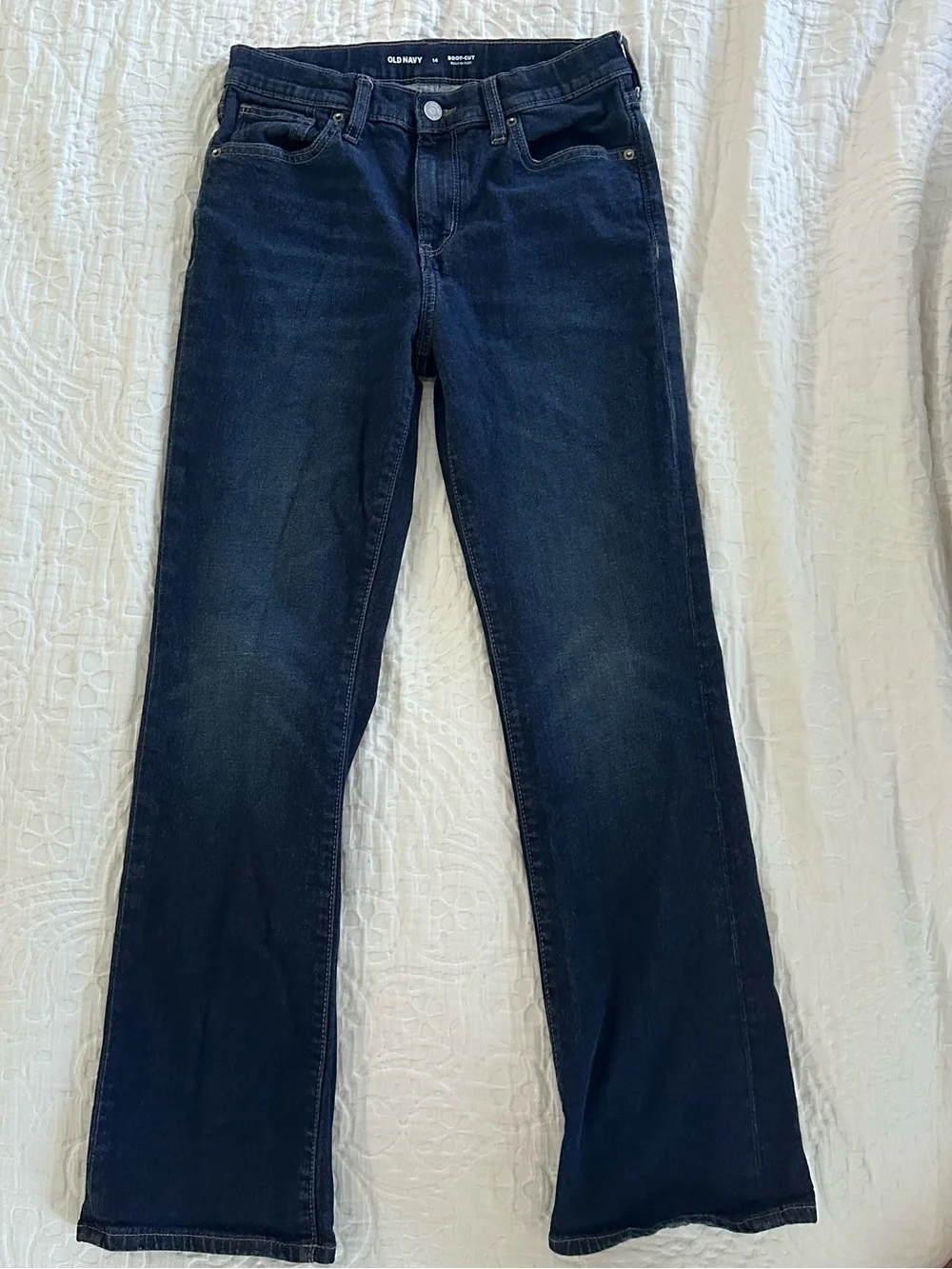 Old Navy Men's Deep Indigo Bootcut Jeans
